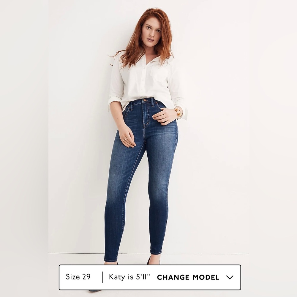 Madewell 10” High-Rise Skinny jeans